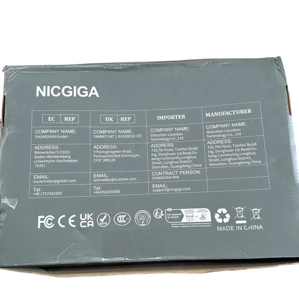 NICGIGA 19‎ Port Network Power Over Ethernet Switch, VLAN Mode.